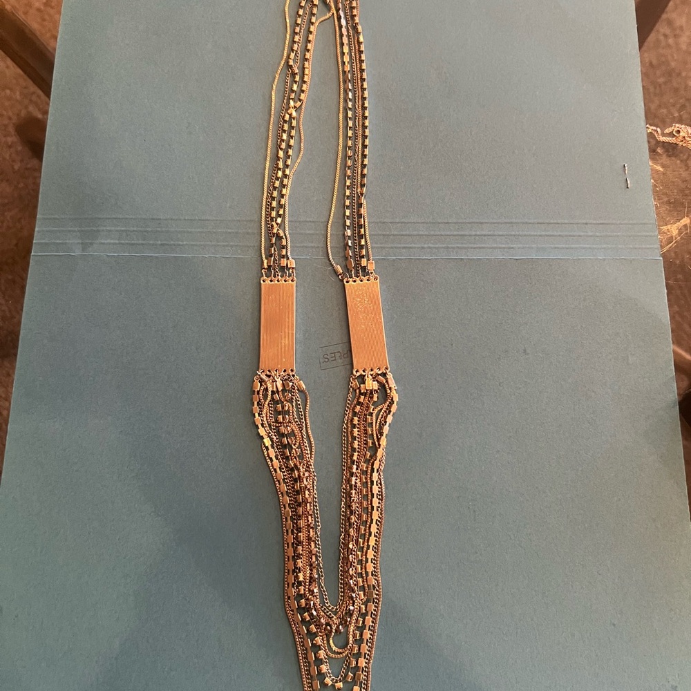 Silver Layered Necklace